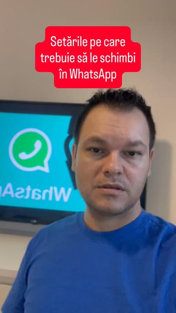 Astea sunt setările pe care trebuie să le schimbi în WhatsApp ca să fii în siguranță online. #whatsapp #hack #siguran...