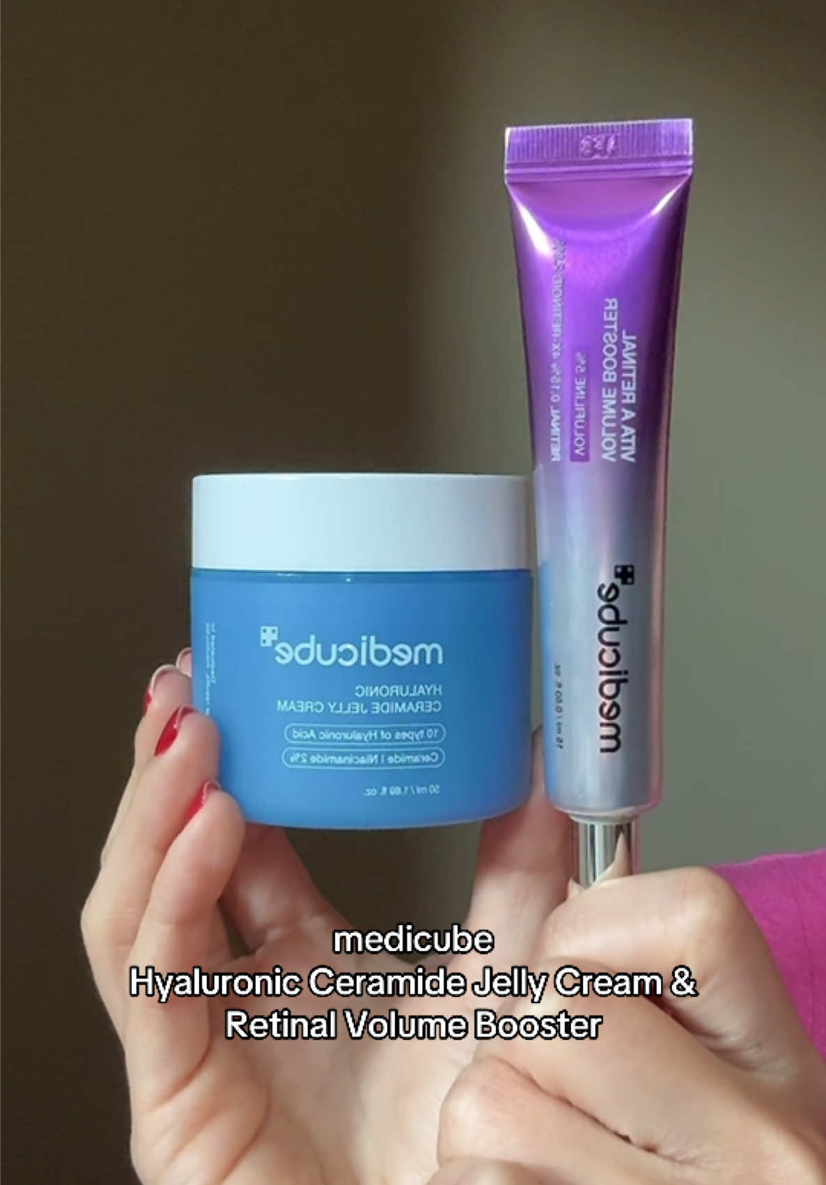 My little retinal skincare hack ✨🤍 The medicube Hyaluronic Ceramide Jelly Cream + Retinal Volume Booster make the pr...