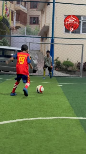 Master the dribble. Finish with confidence.#KathmanduUnitedAcademy #Nepal #fyp #TrustTheProcess #swoyambh