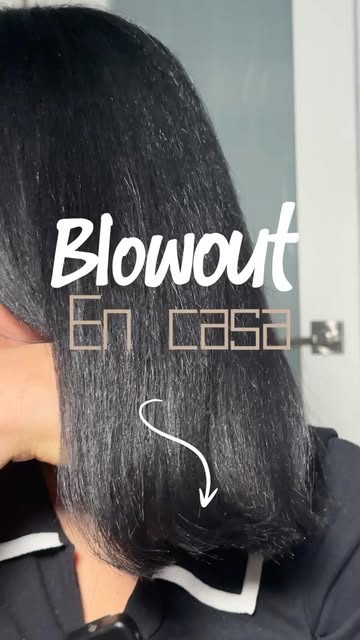 Blowout en casa con mis productos favoritos Productos utilizados Ever pure @lorealparis Proctetor de calor @moroccano...