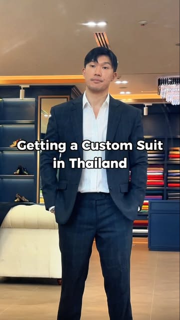Your sign to get a bespoke custom suit in Thailand 🇹🇭 📍 Peninsula Tailors Bangkok Riverside Cove Hill Branch