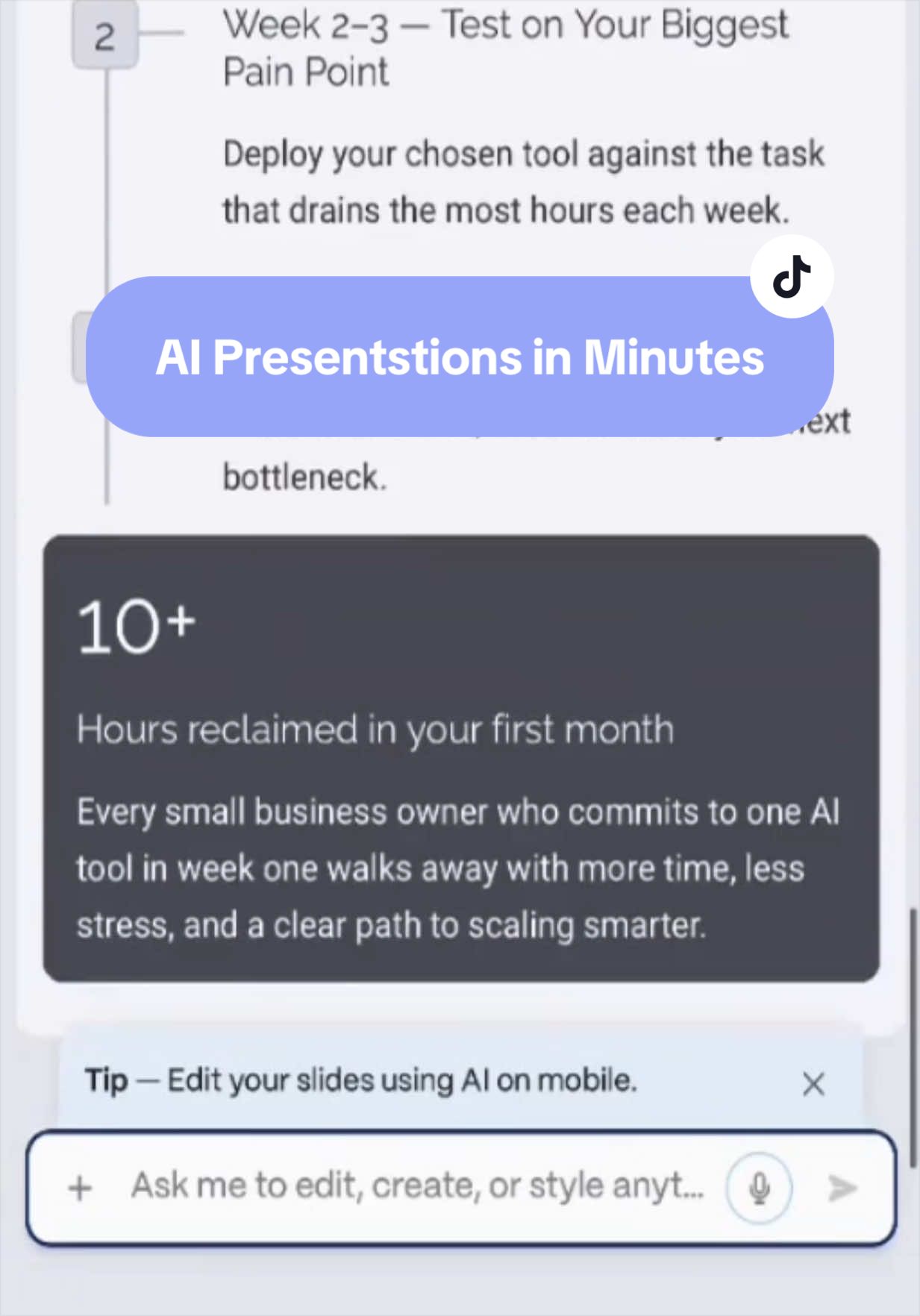 AI presentation creation in minutes. SPEC AD — UNPAID / NOT AFFILIATED WITH GAMMA #UGCCreator #UGC #AICreator #SaaS #...