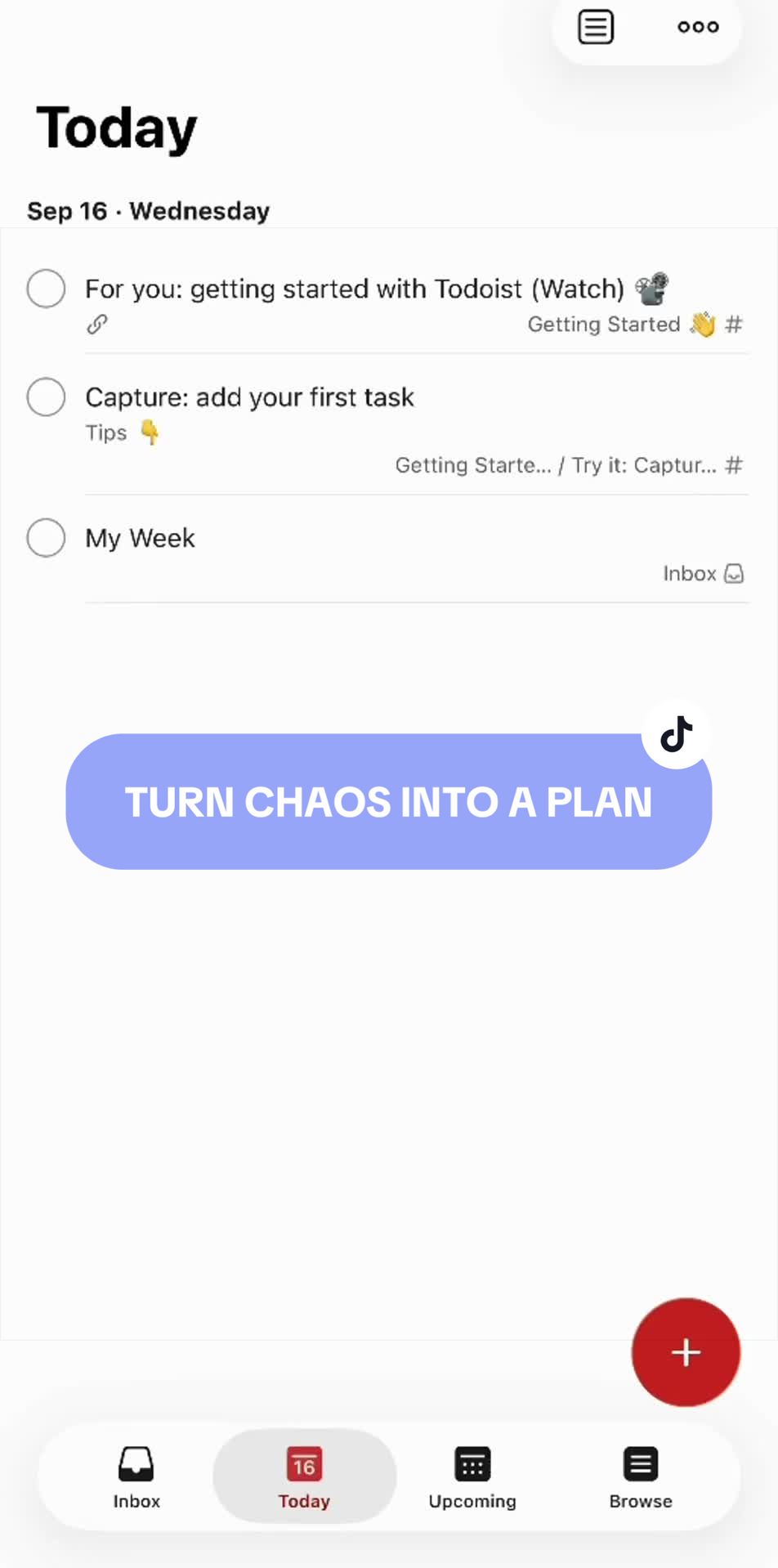 Turning a chaotic to-do list into an organized week. SPEC AD — UNPAID / NOT AFFILIATED WITH TODOIST #UGCCreator #UGC...