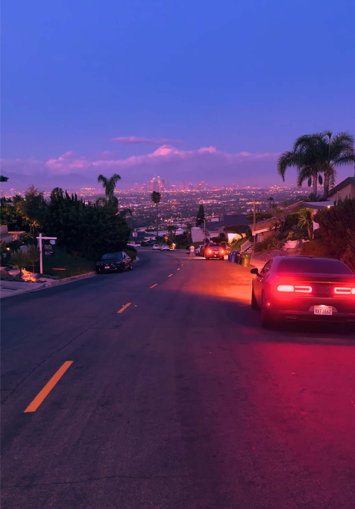 LA views that feel like a dream 🌙🌅 #losangeles #LA #california