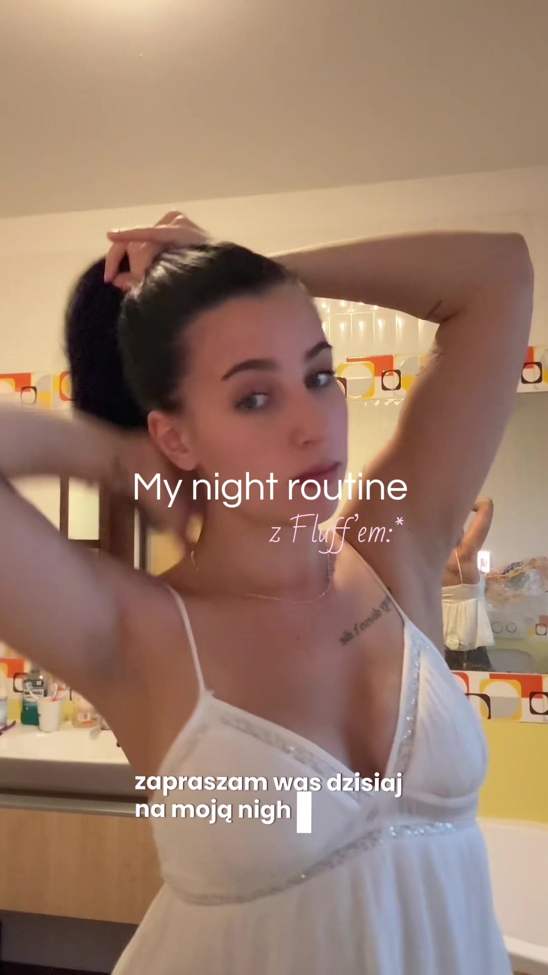 [współpraca ambasadorska z @Fluff ] #reklama używałyście już tych produktów?p💓 #fluff #nightroutine #skincare #selfcare