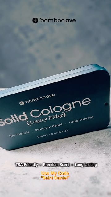 Solid Cologne — Perfume Small enough to carry everywhere. Fresh enough to keep close. 👌🏽 @bambooave #BambooAve #Men...