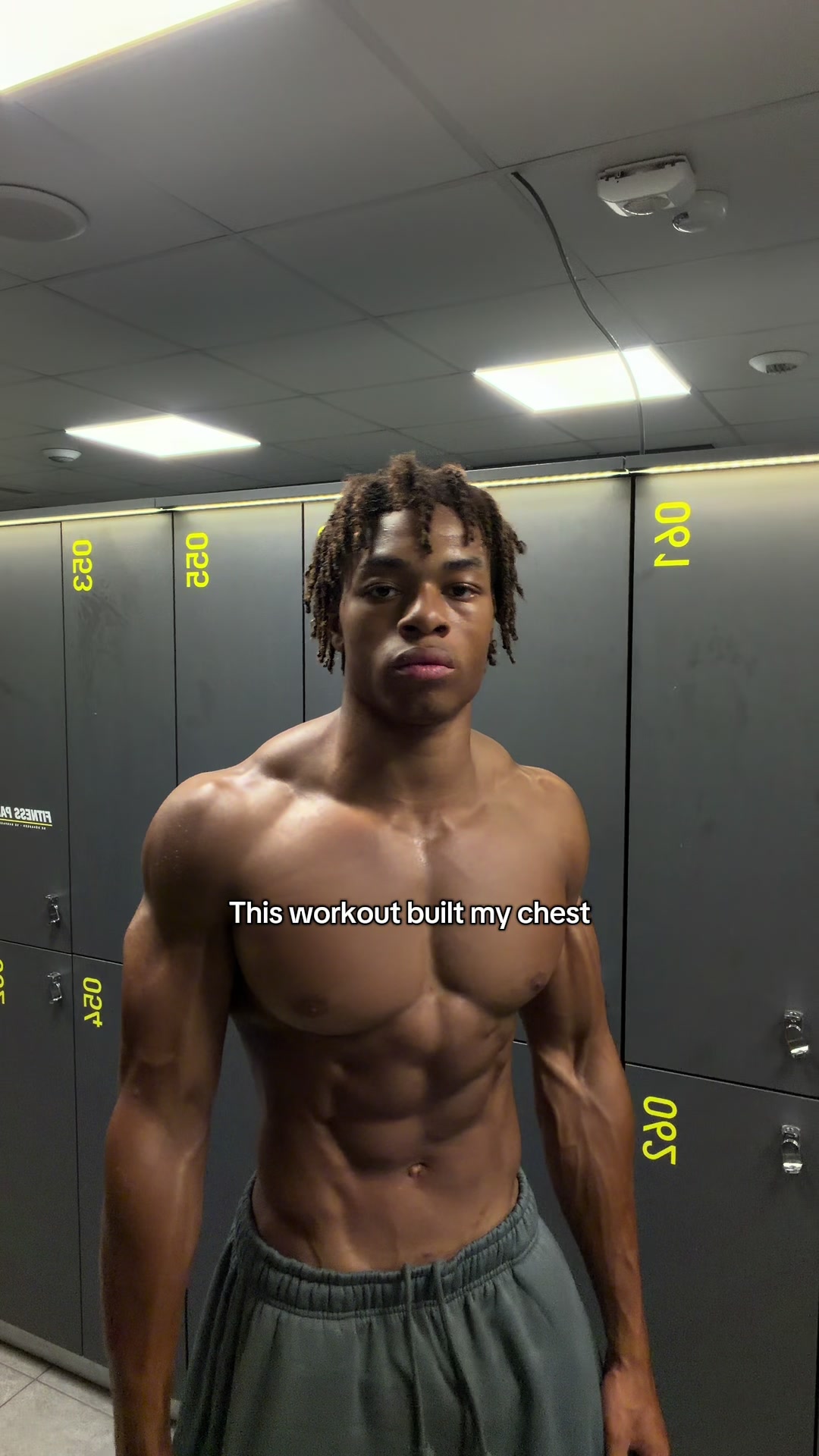 Chest + abs workout @DFYNE CODE : KEVIN #gym #19 #gymtok #workout #fitness