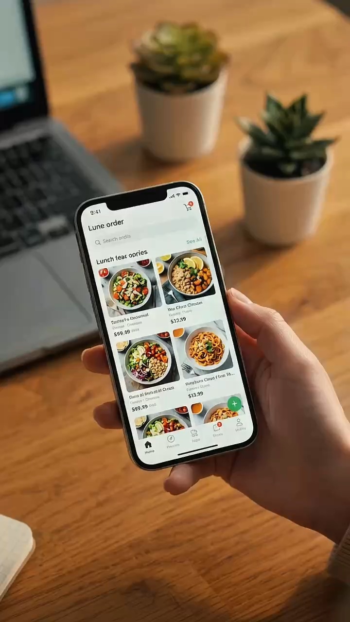 Ordering delicious for on LunchPoint