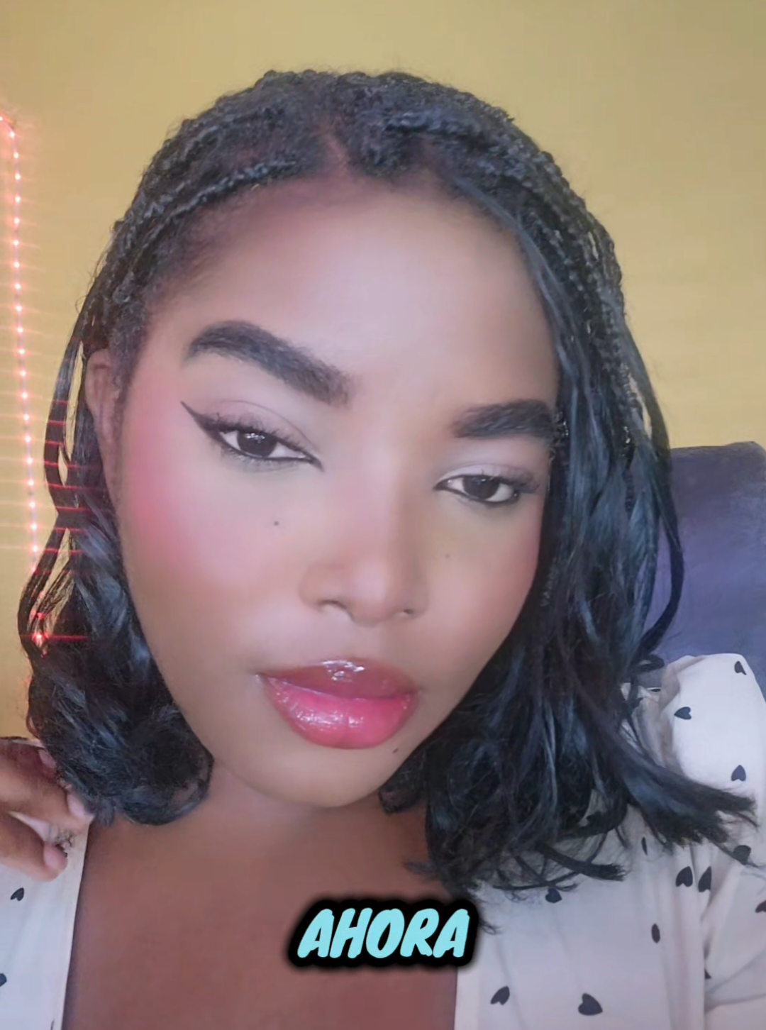 Un makeup loco, pero lindo.💖🤣 #makeup #ugc