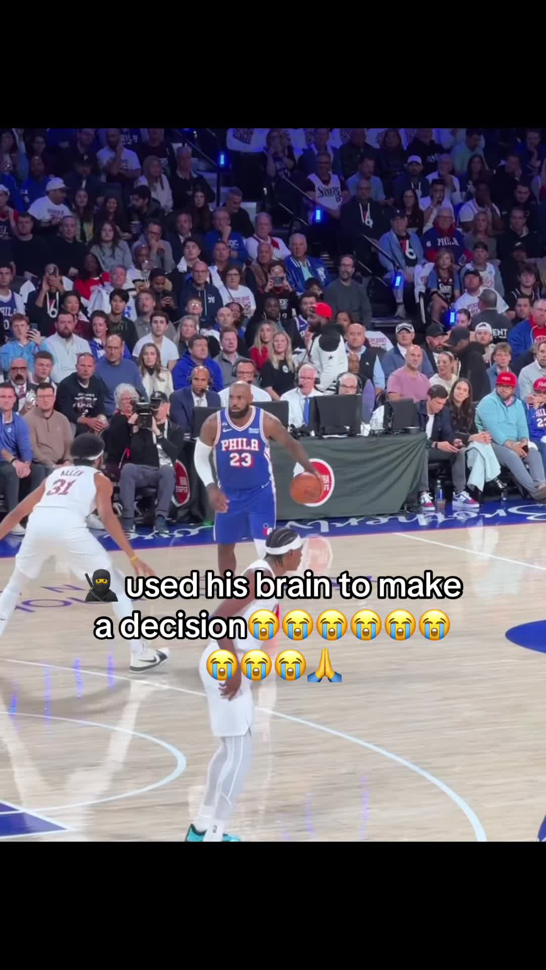 🥷 out thinking in 2026😭🙏 #nba #lebron #fyp