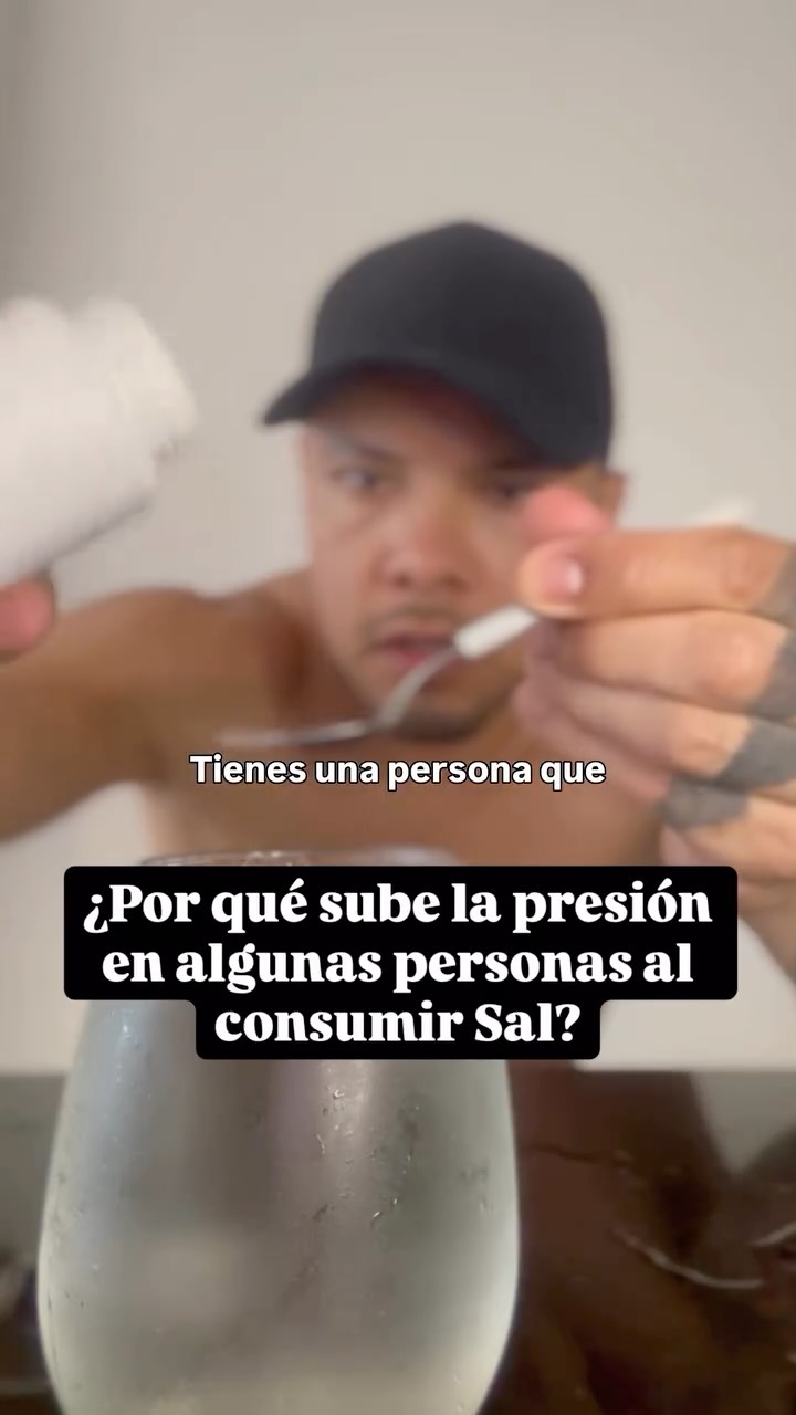 La sal no “sube la presión” porque sí. Lo que sube la presión es un sistema mal hidratado a nivel celular. No toda la...
