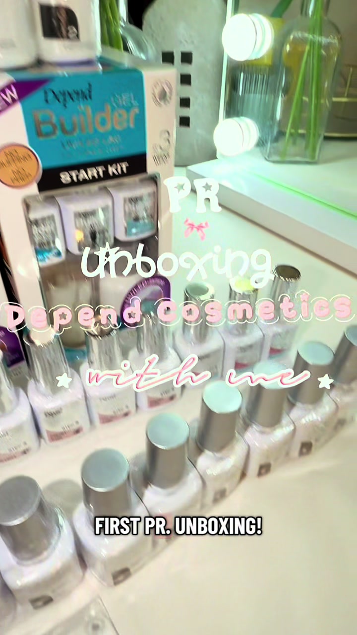 Unbox my first pr package with me✨ @Depend Cosmetic Danmark @Depend Cosmetic #unboxinghaul #nail #pr #haul #creatorse...