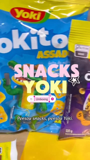 #publi Já pensou em comprar seus snacks Yoki favoritos e receber o valor da compra de volta? 👀💸 Recebi esse kit da...