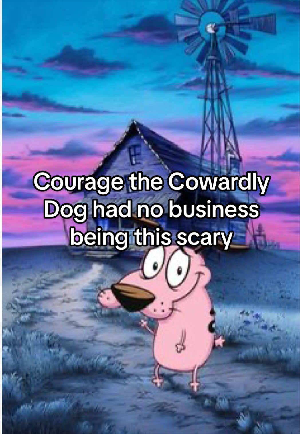 Still gives me nightmares… #couragethecowardlydog #cartoonnetwork #90skidstv #nostalgic #childhoodmemories