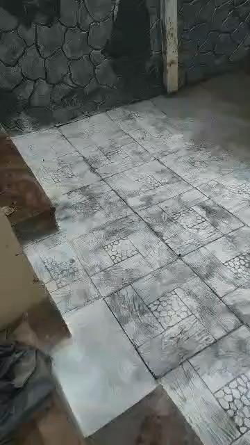 Stamped concrete
