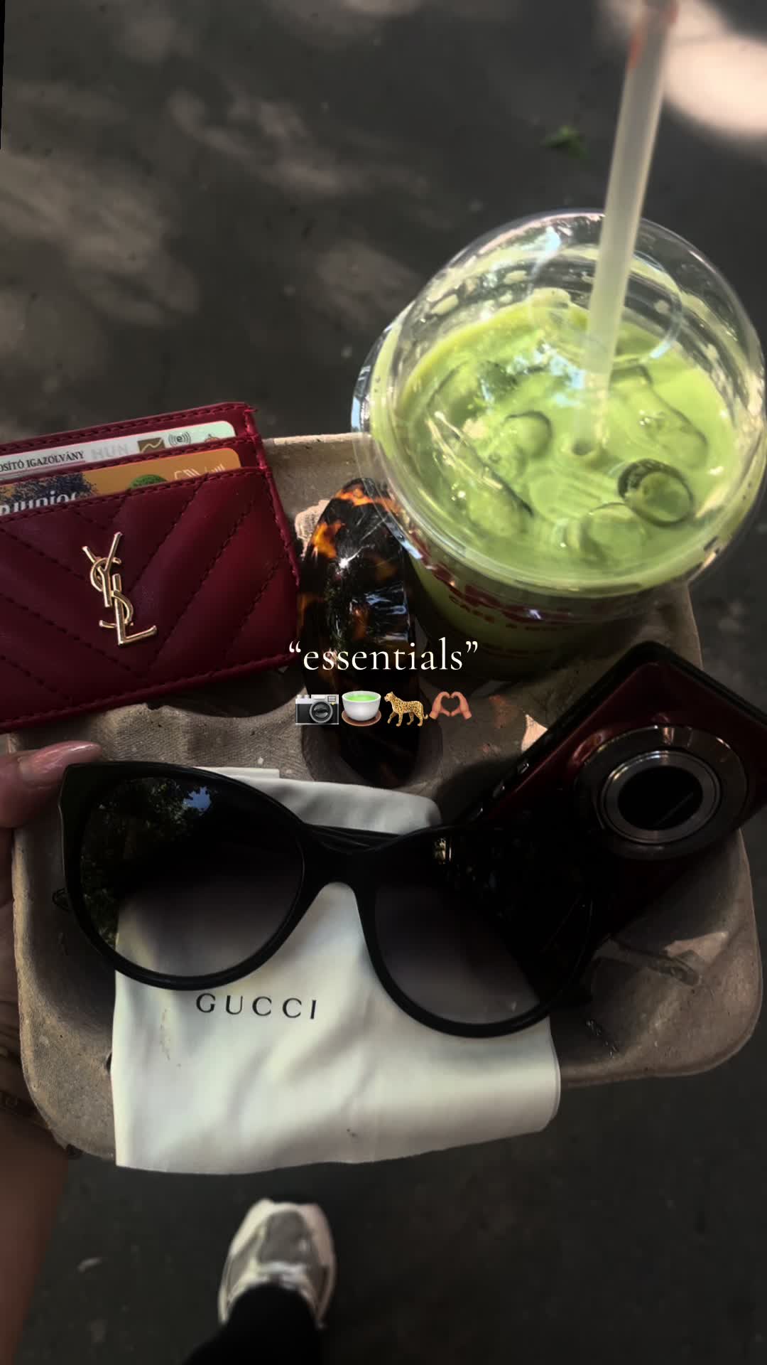 everything i need #girlythings #coffee #cupholder #matcha #budapest