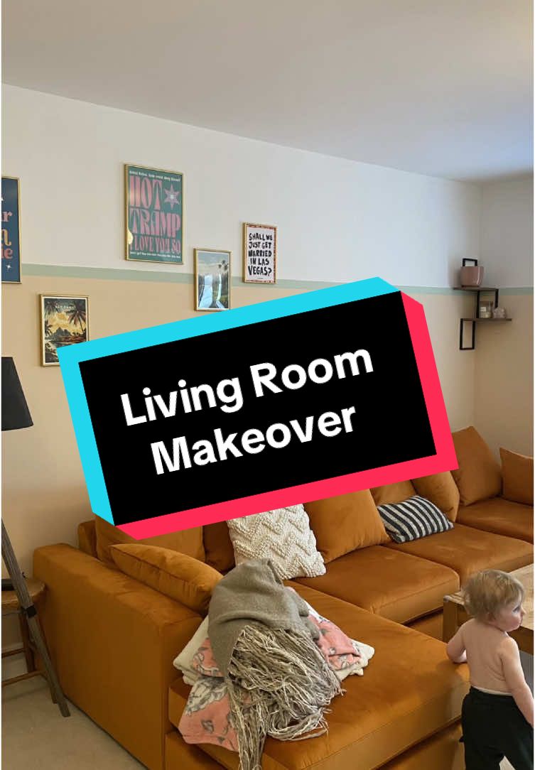 Living glow up that it deserves!! #livingroom #livingroommakeover #homeglowup #tiktokhome #diy #diyproject #transform...