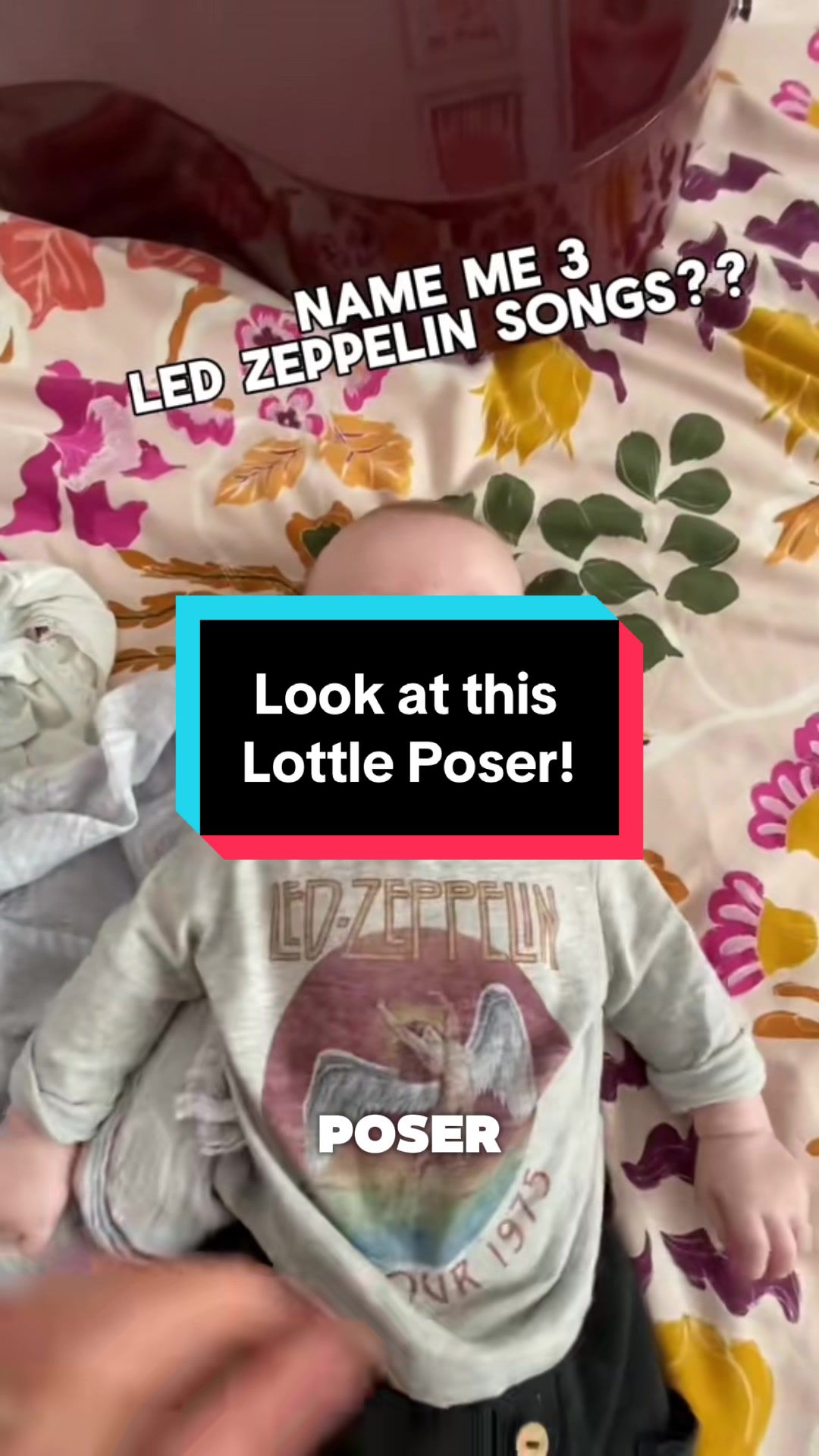 Absolute Poser can’t even name 3 Songs! Kids these days! 🤦‍♂️ #poser #ledzeppelin #baby #fyp #pose