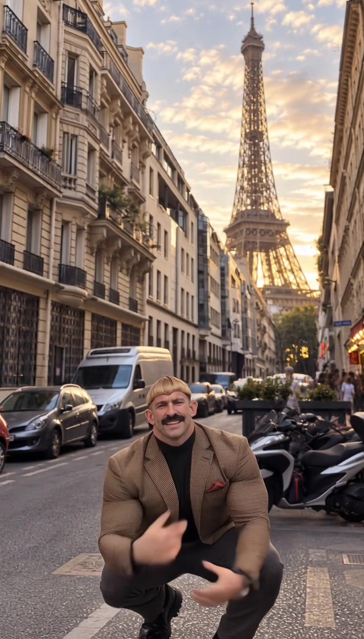 🇨🇱 De Chile para el mundo. 😎🇫🇷 París no estaba preparado para tanto flow. 🕺🔥 #InfluencerVirtual #InteligenciaA...