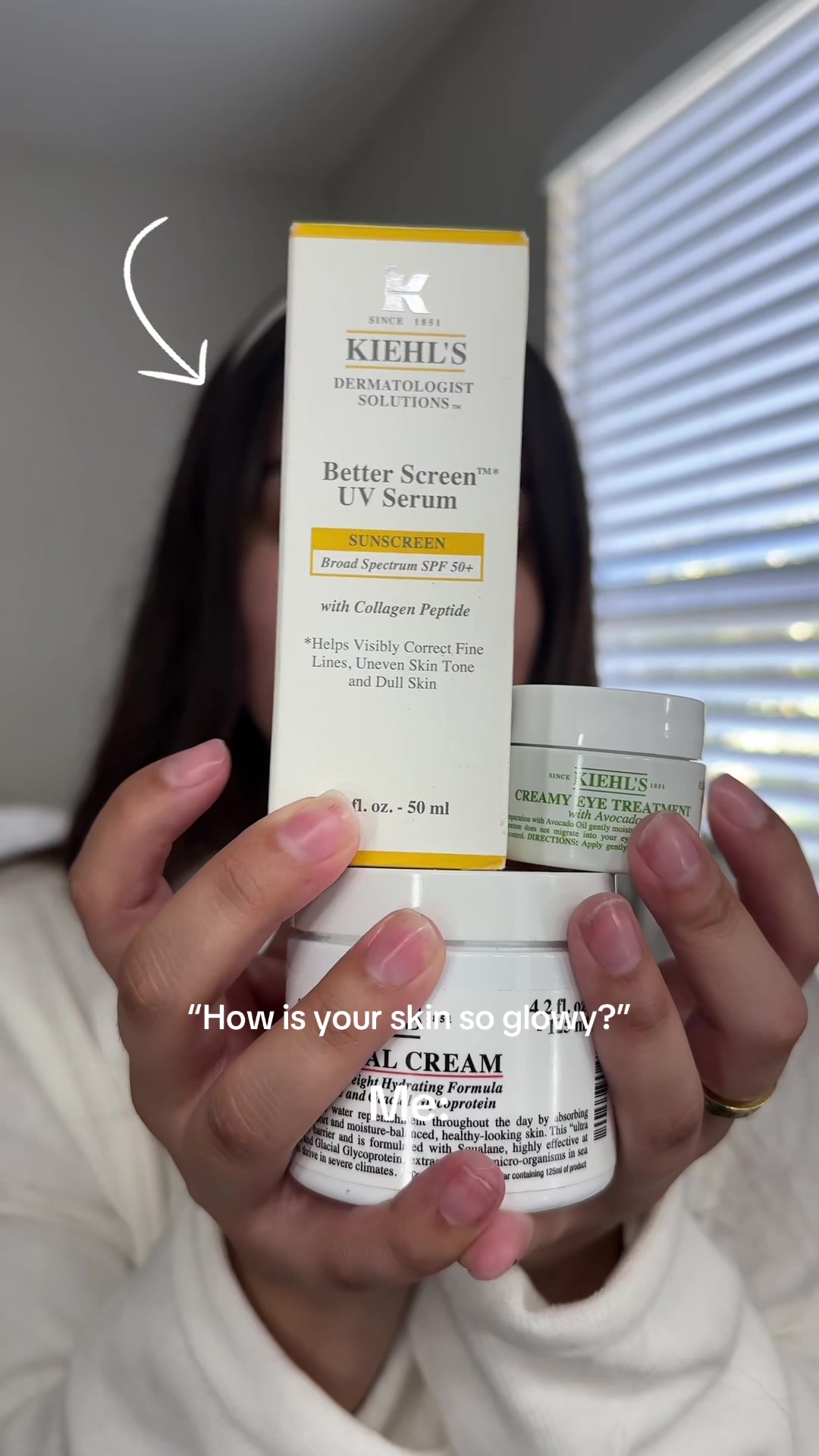 My holy grail skincare routine for glowy skin 😌✨ w/ @Kiehl's Since 1851 you’ll thank me later #glowyskin #glowyskinc...