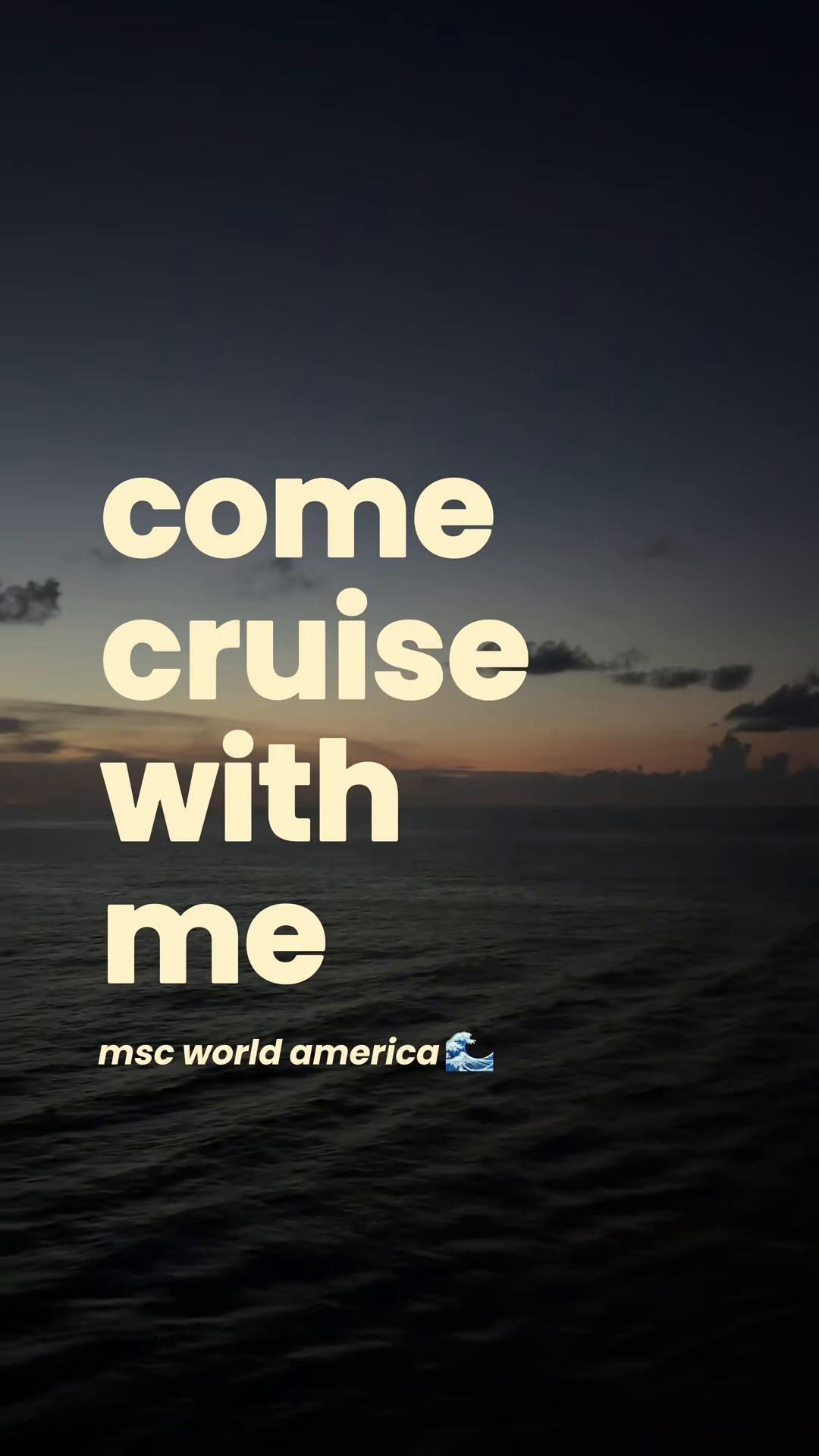 Cruise with me besties! Day 1 and 2 of my trip @MSC Cruises US 🌊 🚢 #cruise #cruisevacation #msccruises #mscworldame...