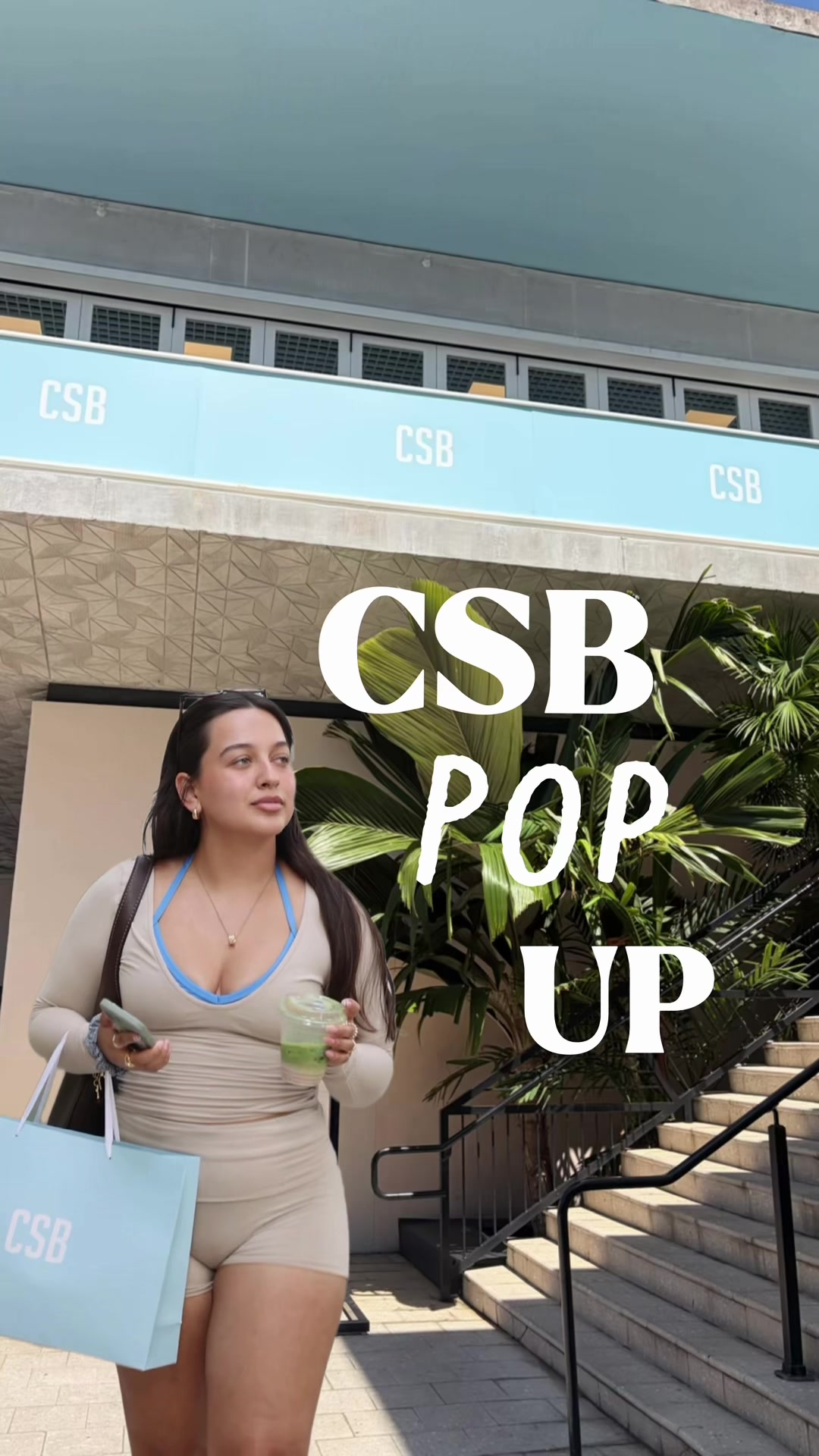 Bestiesss come with me to the @csb @racheljdillon Miami pop up! I bought such cute stuff! 🩵haul coming soon #csb #cs...