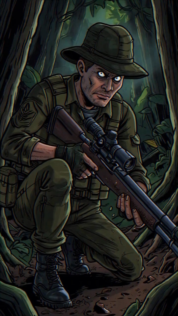 The marine who crawled though enemy lines for 3 day alone