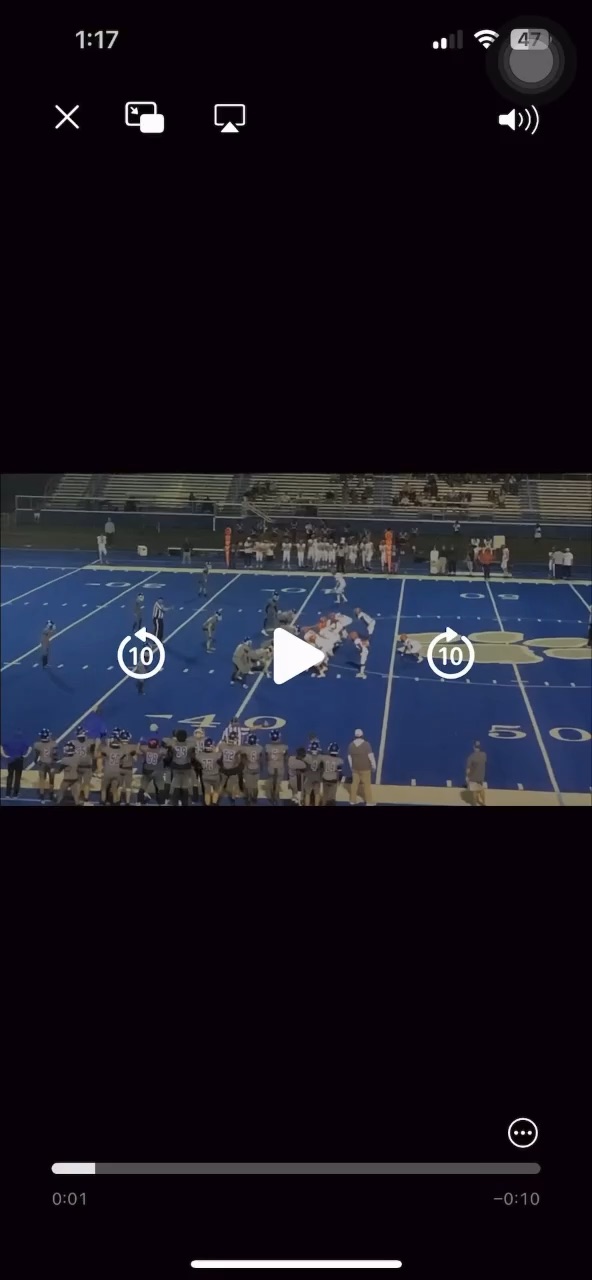 First down
