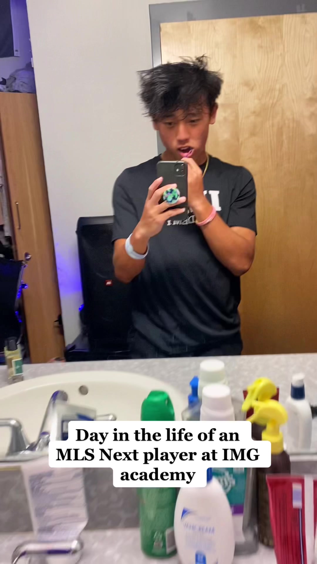 Day in the life of an MLS Next player at IMG Academy #imgacademy #imgsoccer #mlsnext #dayinalife #fyp #d1 #athlete #d...