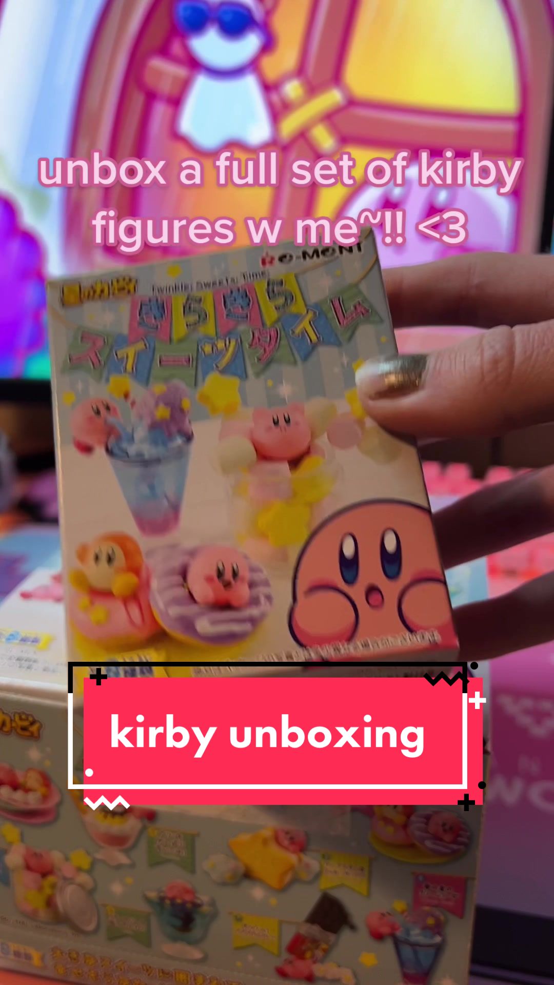 i love decorating w these things #kirby #nintendo #unboxing #haul #twitch #smallstreamer