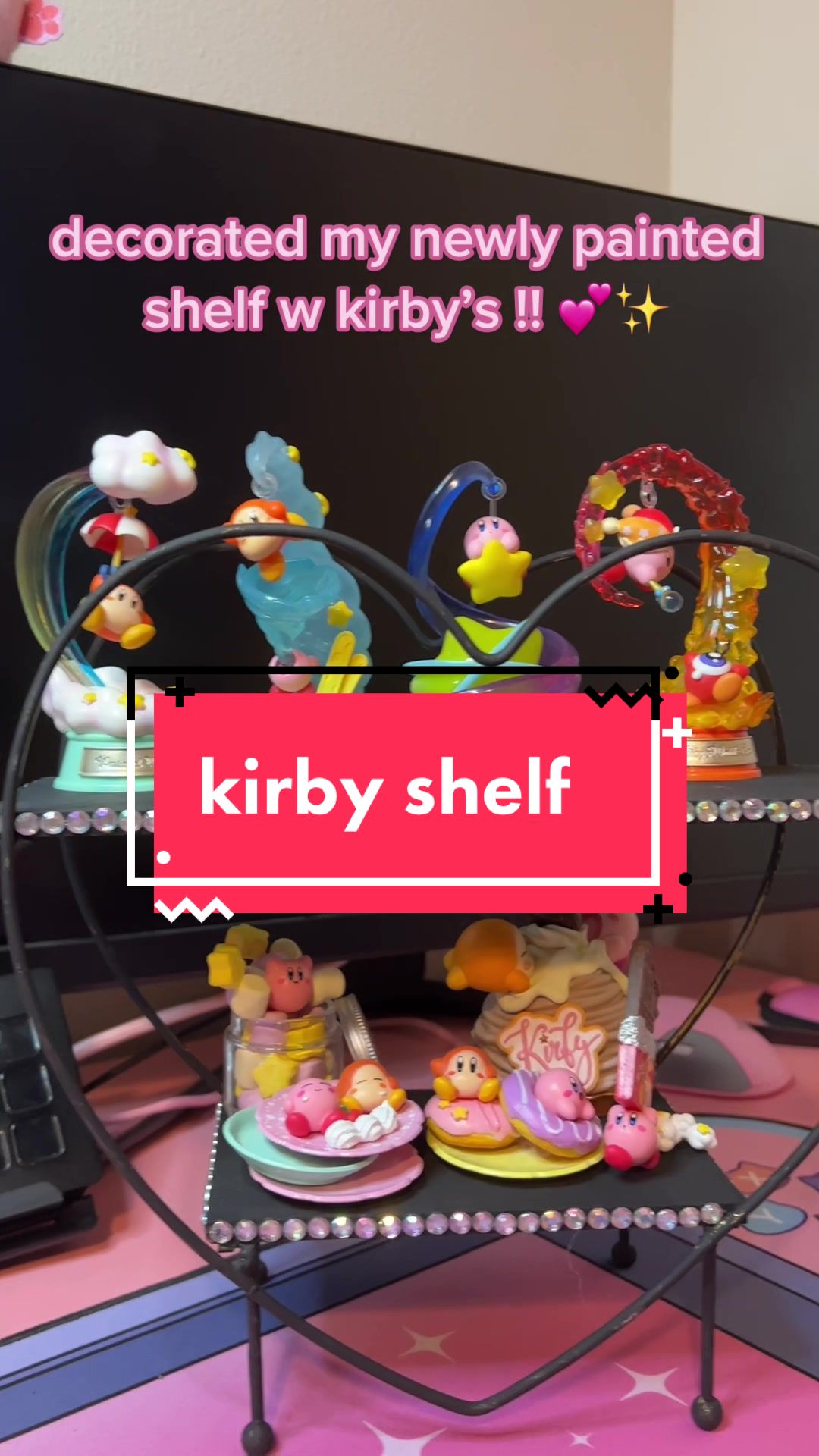 the paint job turned out nice #kirby #nintendo #haul #unboxing #fyp #twitchstreamer #gamergirl