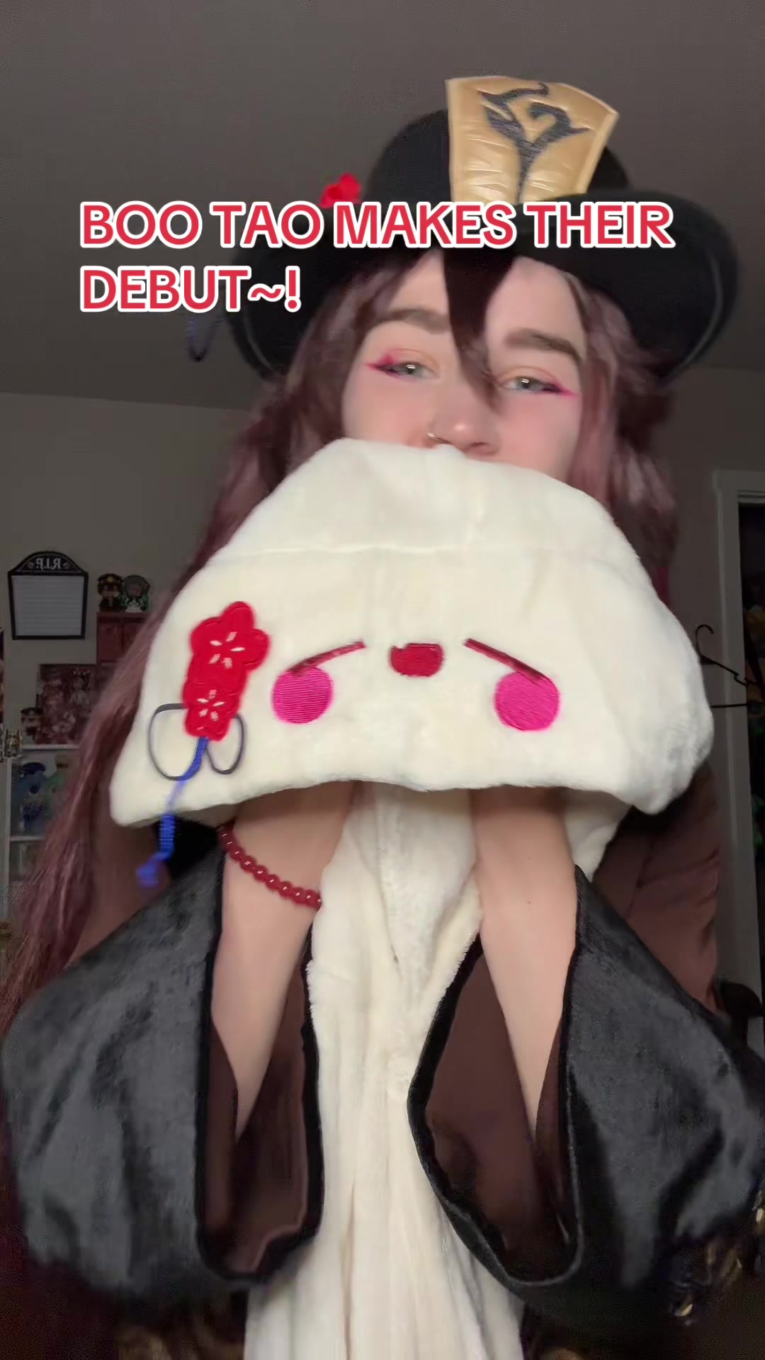 my partner giving me this filled my little kin heart rkejshsvs #hutao #genshinimpact #hutaocosplay #hutaogenshinimpac...