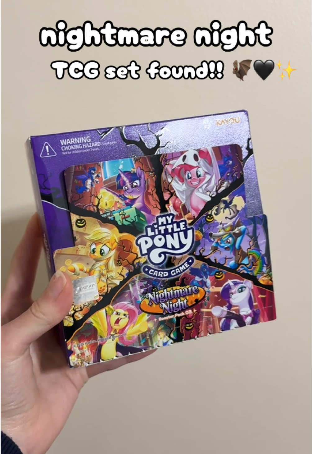 i accidentally manifested this 😭🩷🩷 #cardcollector #kayoucards #mylittlepony #mlpcards #mlp @KAYOU Card Play