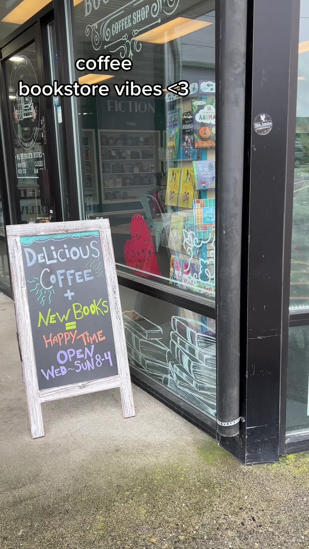 new comfort hangout spot <3 #coffeeshop #bookstore #fyp #cozy #twitchstreamer #twitch