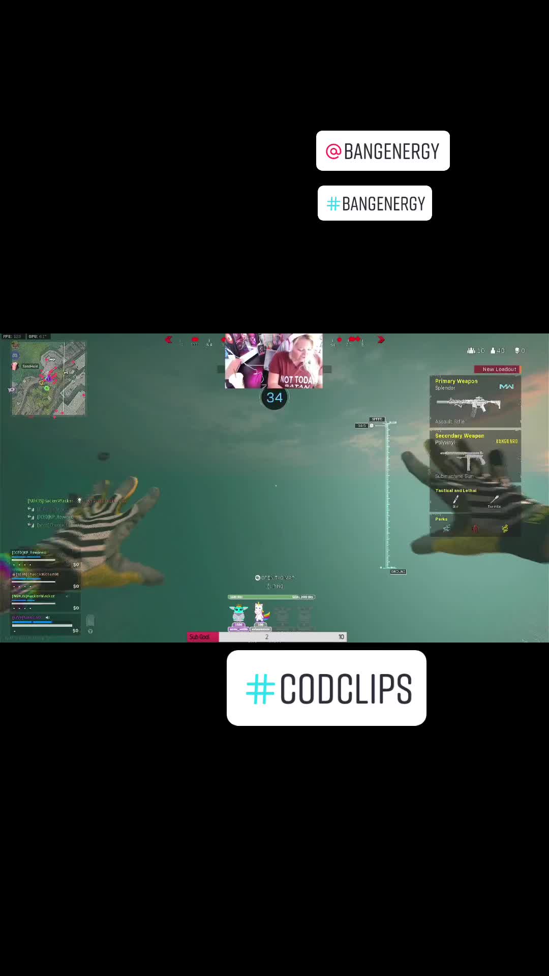 #getbanged #bangenergy #codclips #fypシ #fyp #DidYouYawn #sassigamers #twitch #warzone #zombies #sass