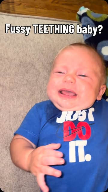 Teething is a PAIN, no pun intended! Help these babies! Clips to a burp rag or lovie too! #teething #teethingbaby #mo...