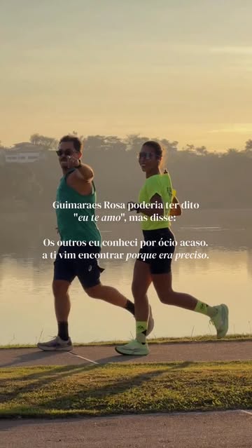 Entre tantos caminhos, escolhemos correr o mesmo! ❤️ 38 dias até nossa linha chegada. E eu tenho o melhor pacer do mu...