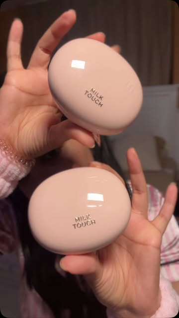 Probando la Milk Touch Milky Glow Cushion @milktouch_global 🩷✨ Una cushion ligera que deja la piel con un acabado fr...