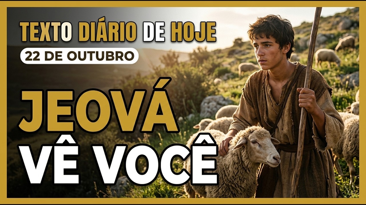 ✨ Texto Diário de Hoje em português 🌿 Jeová realmente presta atenção em você? Texto Diário de Hoje, quinta-feira, 22...