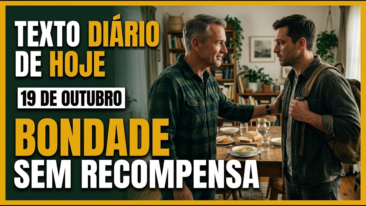 ✅ Texto Diário de Hoje em português 🌿 A hospitalidade que Jesus ensinou Texto Diário de Hoje, segunda-feira, 19 de o...