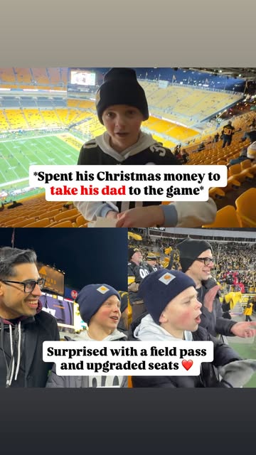 @Omar surprised these fans in the last row with field passes and front row seats at their first playoff game!