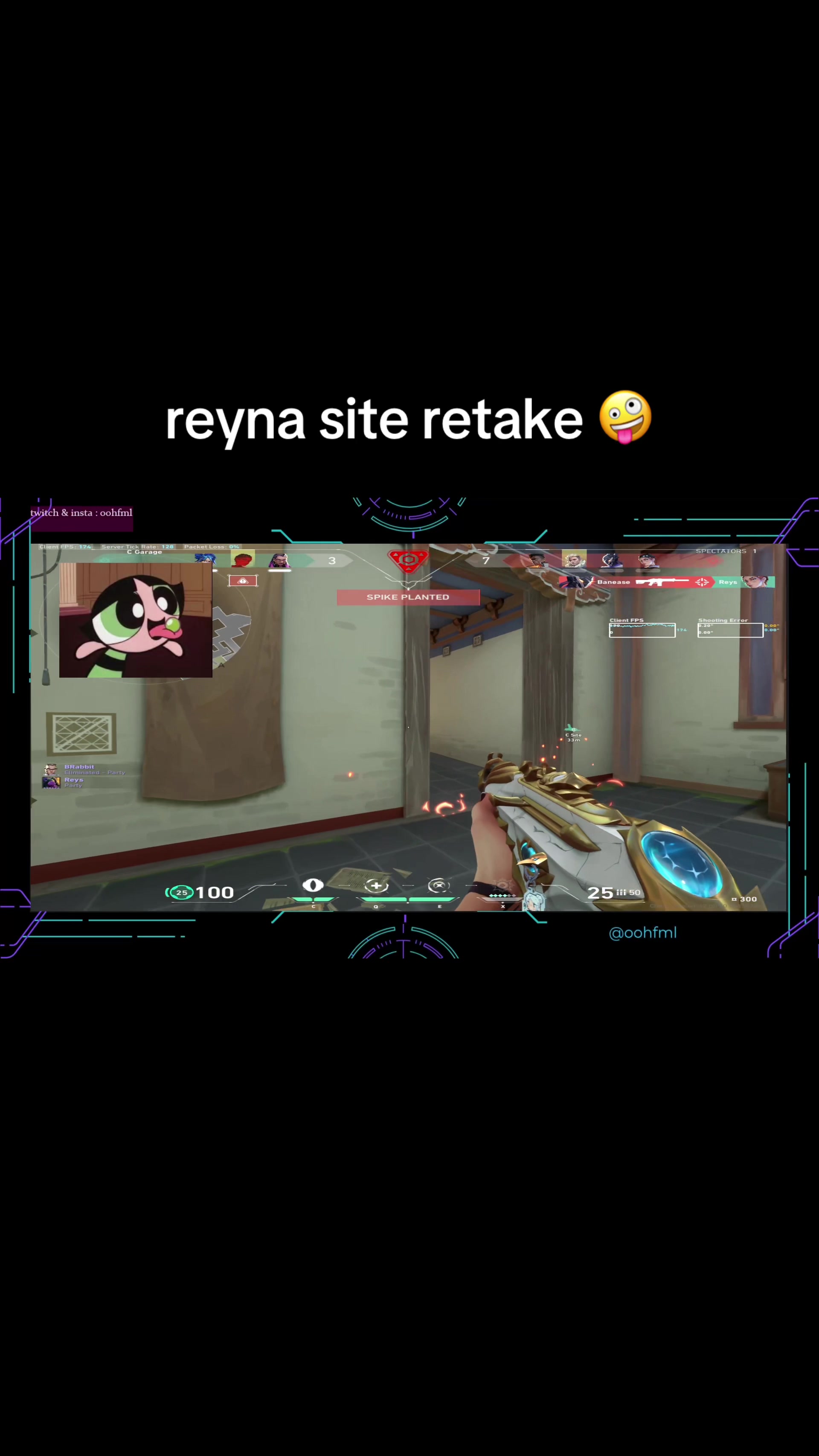 uhuuuh follow me on twitch: @oohfml 🤪 #valorantclips #valorant #valorantgaming