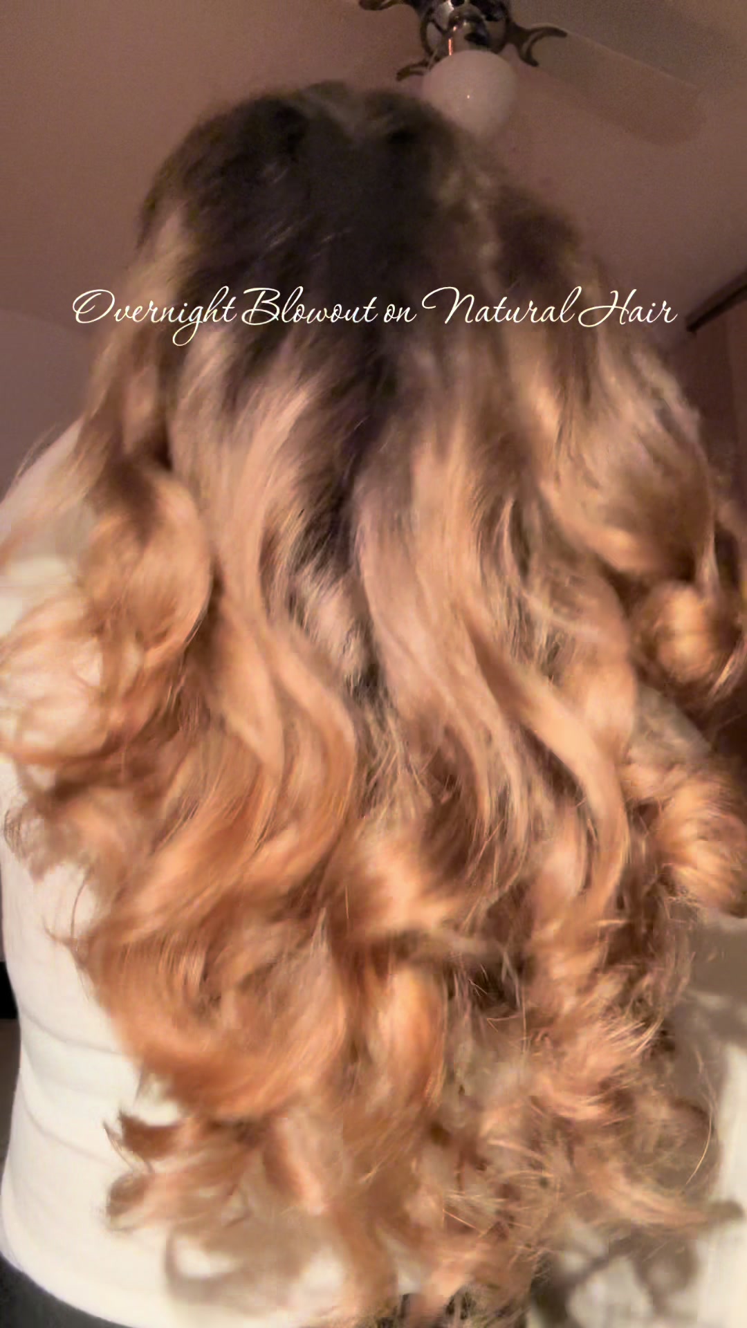 Okay but be honest… did I just unlock my best hair era? 😭✨ Overnight blowout on natural hair = elite. Would you try...