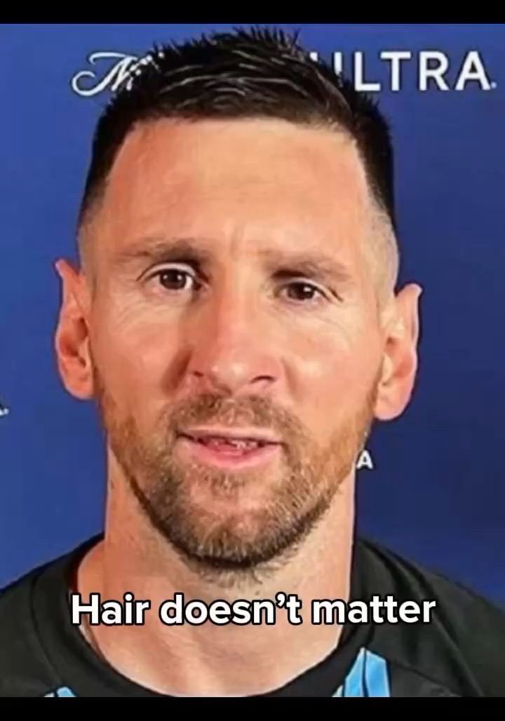 Messi’s haircut
