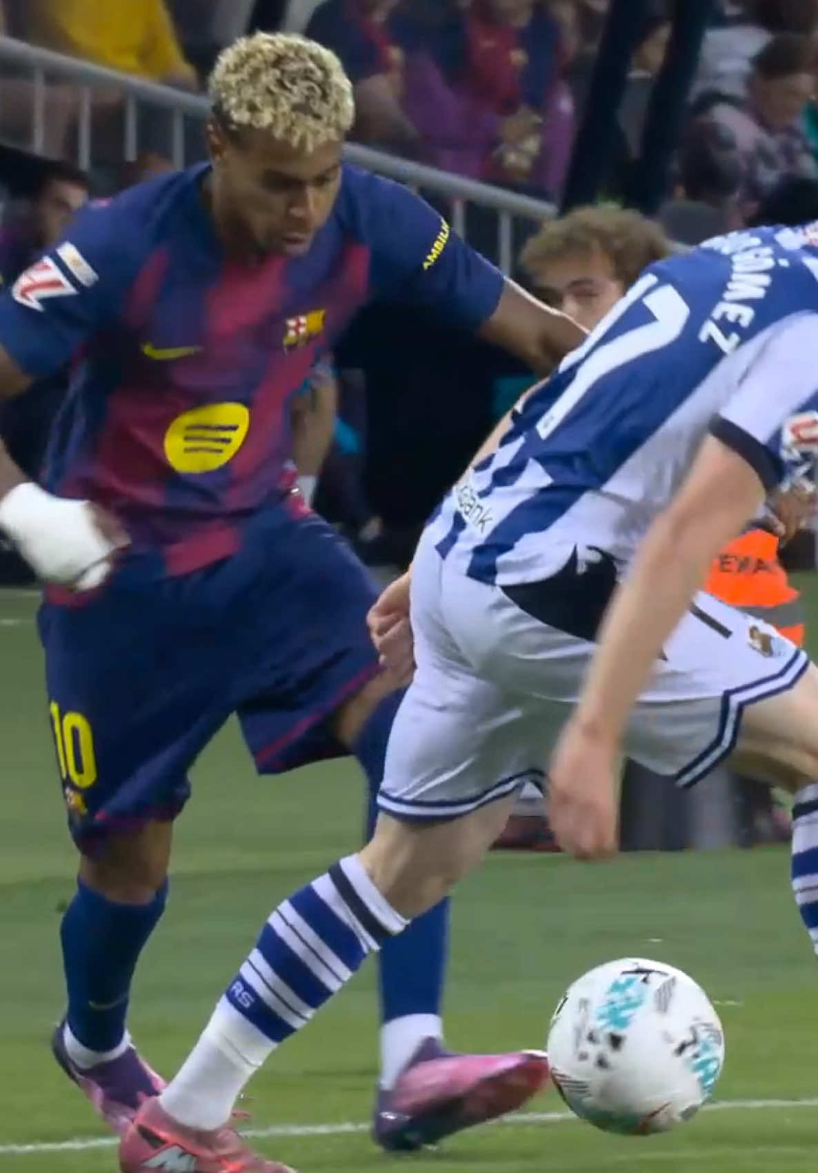 💎 Lamine Yamal IS BACK. #BarçaRealSociedad #LALIGAEASPORTS #LALIGAHighlights #DeportesEnTikTok