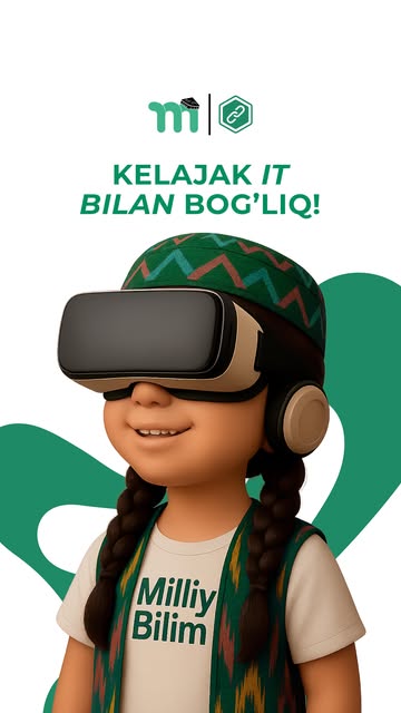 Kelajak IT bilan bog‘liq! 🖥️ MilliyBilim platformasida zamonaviy dasturlash tillarini o‘rganing, texnologiyalarni ch...