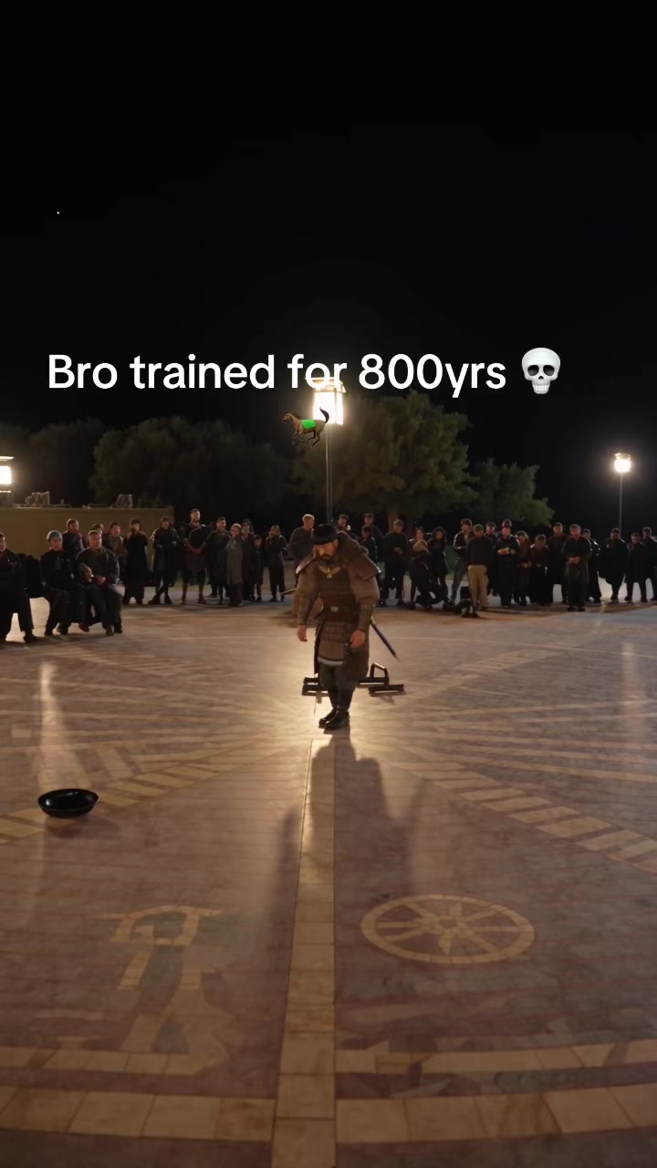 Call me to stop a war or two ⚔️. #aivideo #calisthenics #aura #aiinfluencers #mongolian