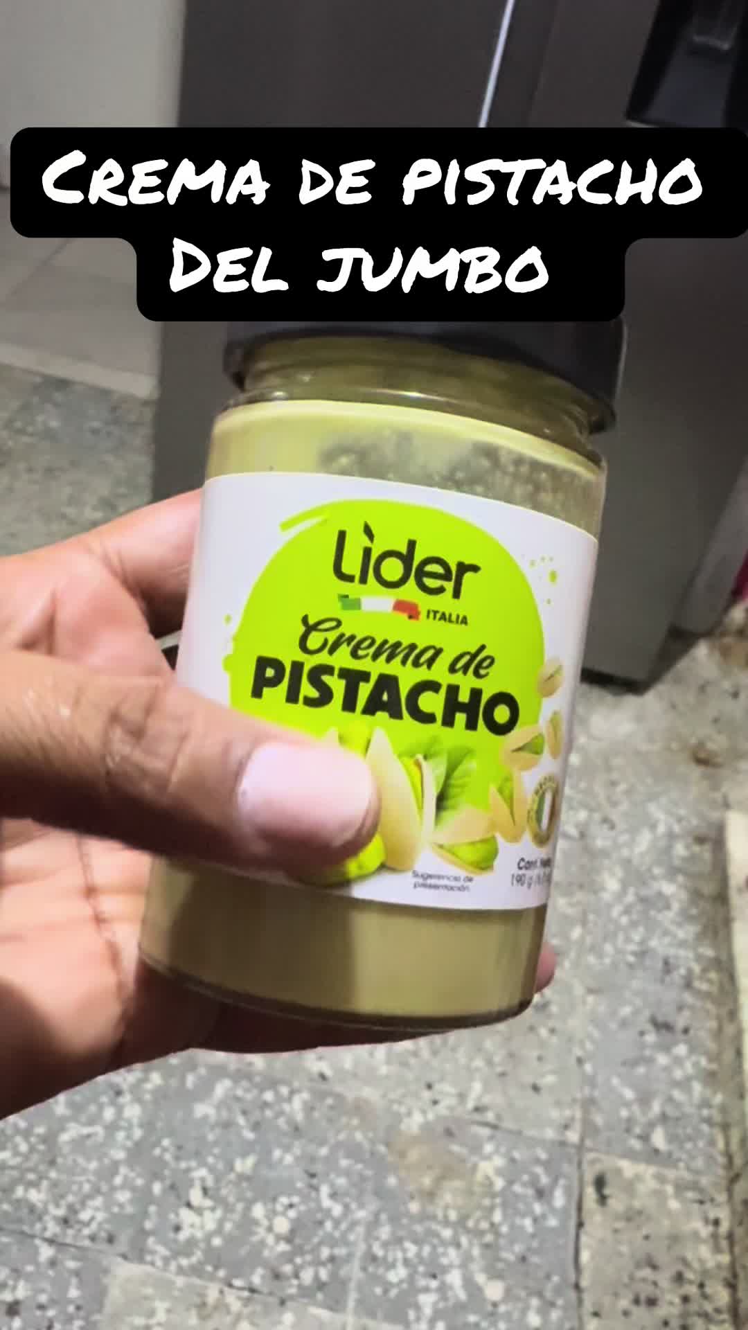 Crema de pistacho marca líder #jumbo #paratiiiiiiiiiiiiiiiiiiiiiiiiiiiiiii #reviews #tiktokviral