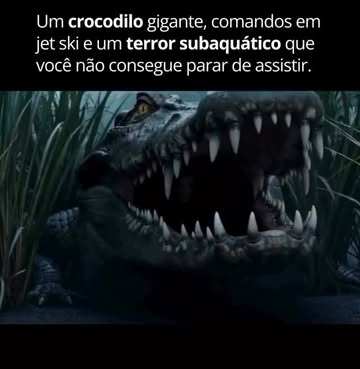 O “IMPOSSÍVEL” acabou. 🐊 👀💰🚀 Um crocodilo gigante. Jet skis em fuga. Terror subaquático digno de Hollywood. E nad...