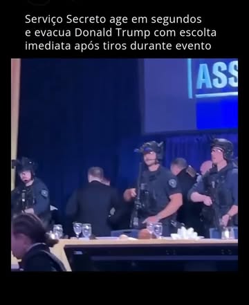 👀🔥🚀Tiros no jantar dos correspondentes da Casa Branca: Trump e Vance são evacuados, atirador é detido. O jantar an...
